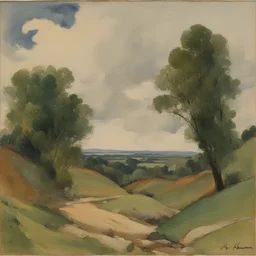 a landscape by Alfred Kelsner