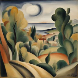 a landscape by Alice Bailly