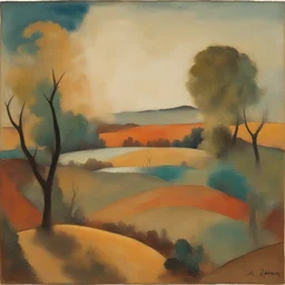 a landscape by Alice Rahon
