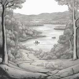 a landscape by Alison Bechdel