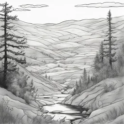 a landscape by Allison Bechdel