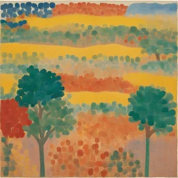 a landscape by Alma Thomas