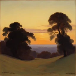 a landscape by Alphonse Osbert