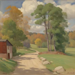a landscape by Alson Skinner Clark