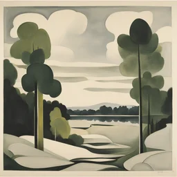 a landscape by Alvar Aalto