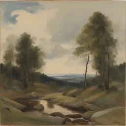 a landscape by Alvar Cawén