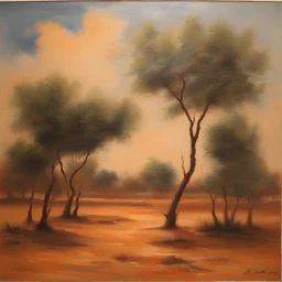 a landscape by Amadou Opa Bathily