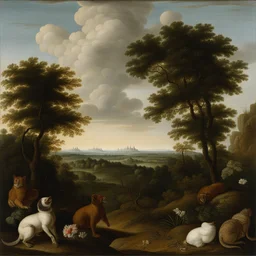 a landscape by Ambrosius Bosschaert