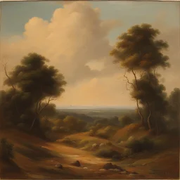 a landscape by Amedee Ozenfant