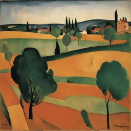 a landscape by Amedeo Modigliani