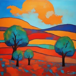 a landscape by Ana Edulescu