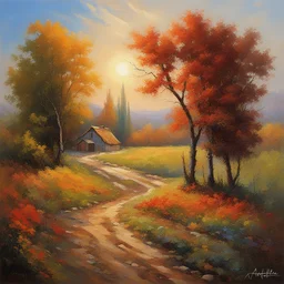 a landscape by Anatoly Metlan