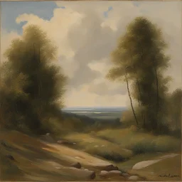 a landscape by André Leblanc