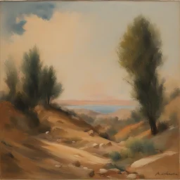 a landscape by Andréi Arinouchkine