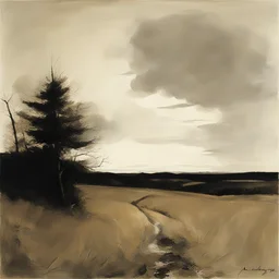 a landscape by Andrew Wyeth