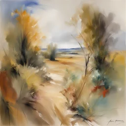 a landscape by Anna Razumovskaya