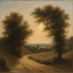 a landscape by Annick Bouvattier