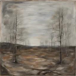 a landscape by Anselm Kiefer