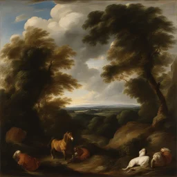 a landscape by Anthony van Dyck