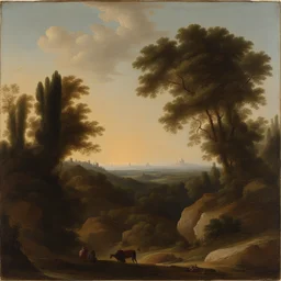 a landscape by Anton Domenico Gabbiani