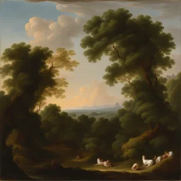 a landscape by Anton Raphael Mengs