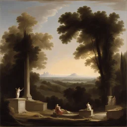 a landscape by Antonio Canova