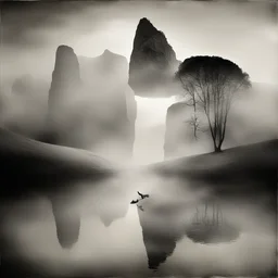 a landscape by Antonio Mora