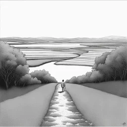 a landscape by Apollonia Saintclair