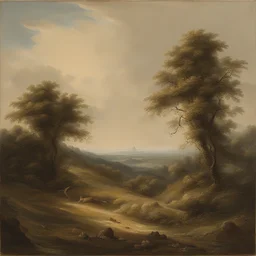 a landscape by Arik Brauer