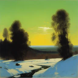 a landscape by Arkhip Kuindzhi