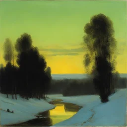 a landscape by Arkhyp Kuindzhi