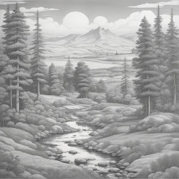 a landscape by Arthur Adams