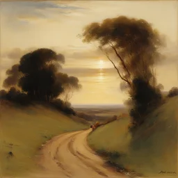a landscape by Arthur Hacker