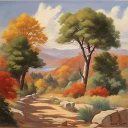 a landscape by Arthur Sarnoff