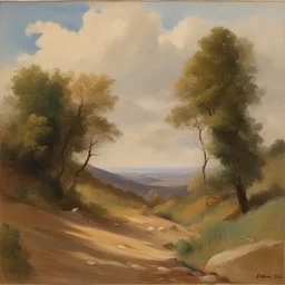 a landscape by Arthur Skizhali-Weiss
