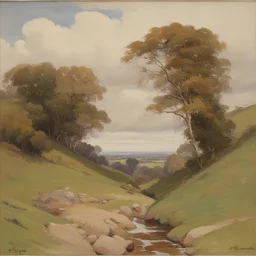 a landscape by Arthur Stanley Wilkinson