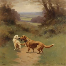 a landscape by Arthur Wardle
