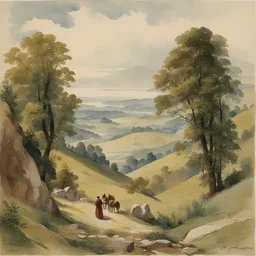 a landscape by Artus Scheiner