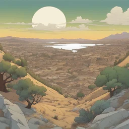 a landscape by Asaf Hanuka