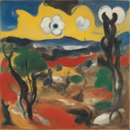 a landscape by Asger Jorn