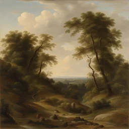 a landscape by August von Pettenkofen