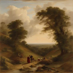 a landscape by Augustus Edwin Mulready