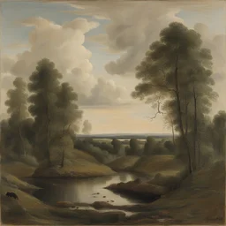 a landscape by Augustus Jansson