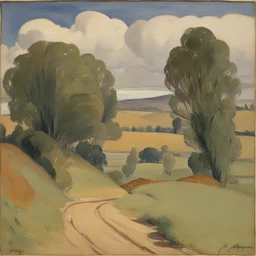 a landscape by Augustus John