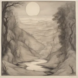 a landscape by Austin Osman Spare