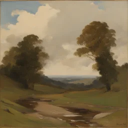 a landscape by Balcomb Greene
