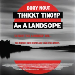 a landscape by Barbara Kruger
