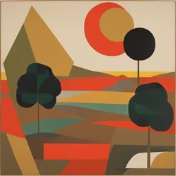 a landscape by Barbara Stauffacher Solomon