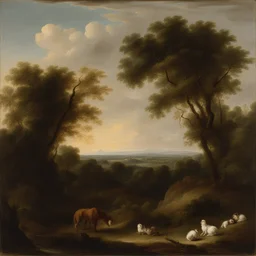 a landscape by Bartolomé Esteban Murillo