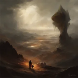 a landscape by Bastien Lecouffe Deharme
